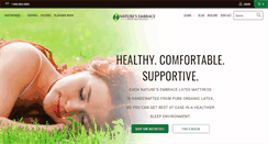 Desktop Screenshot of naturesembracelatex.com